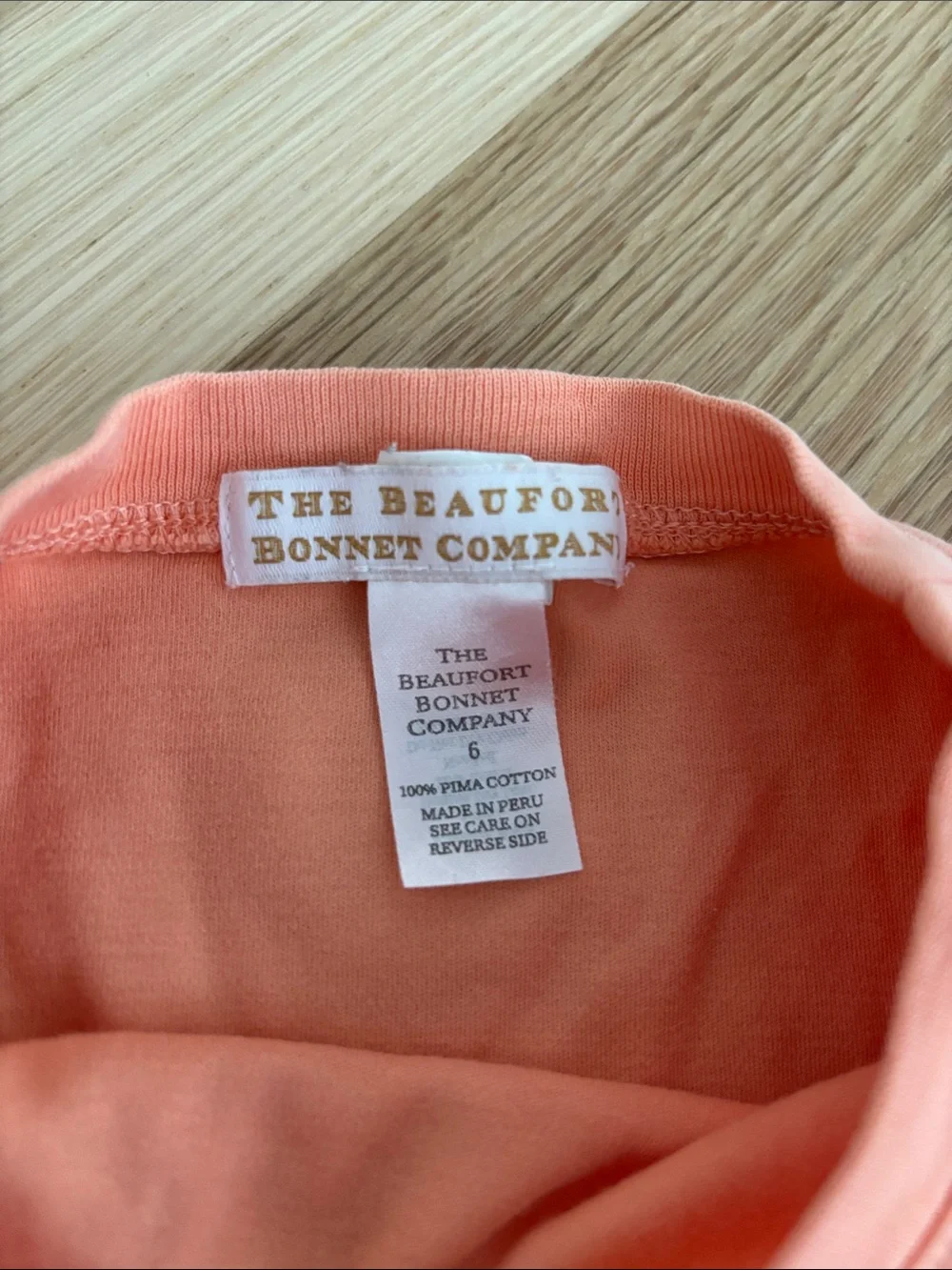 The Beaufort Bonnet Company Orange Long-Sleeve Carter Crewneck Tee
